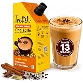Trelish Sugar Free Chai Latte Super Concentrate | 13 servings | Black tea | Hot or iced | 8.79 fl oz