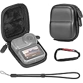 AMAZEAR Carry Case for DJI OSMO Nano Accessories, Nano Portable and Compact Travel Bag Hard Shell Leather Case with Soft Inne