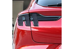 TWRAPS Tail Lights Smoke Tint PPF for Mach-E 2021-2026, Medium Smoke 30% VLT Tail Lamp Cover - Enhance and Guard with Durable 8mil Paint Protection Film Compatible with Ford Mustang