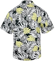 AINIKO Men's Short Sleeve Hawaiian Shirt Quick Dry
