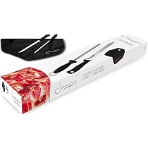 Amazon.com: Ham Carving Knife with Honing Steel and Ham Cover ...