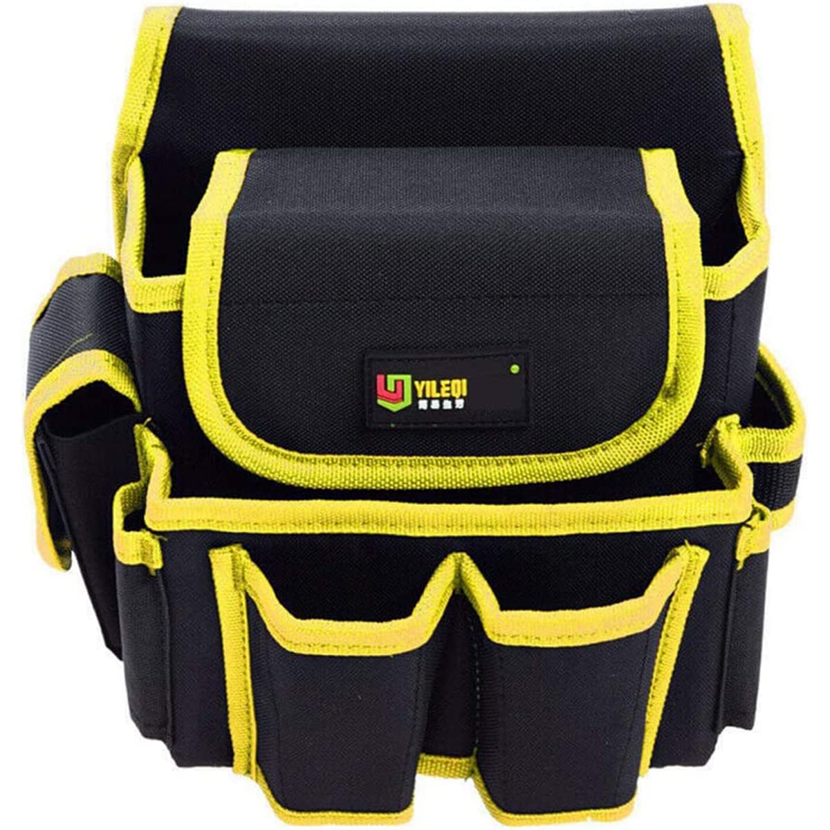 Tool Bags Backpack Pocket Electrician Waist Storage Bag Screwdriver Utility Kit Holder Belt Mutil Pocket Heavy Duty Tool Bag Yellow