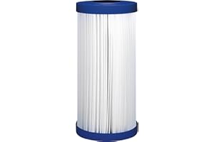 GE FXHSC Whole House Water Filter, Replacement for Water Filtration System, NSF Certified: Reduces Sediment, Rust & Other Impurities from Water, Replace Every 3 Months for Best Results, 1 Filter