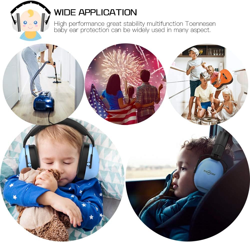 Casque Anti Bruit Pour Bebe Toennesen Bebe Protection Auditive Cache Oreilles Pour Dormir Concerts Davion Dartifice Bleu Bricolage Casques Antibruits Centroarco Com