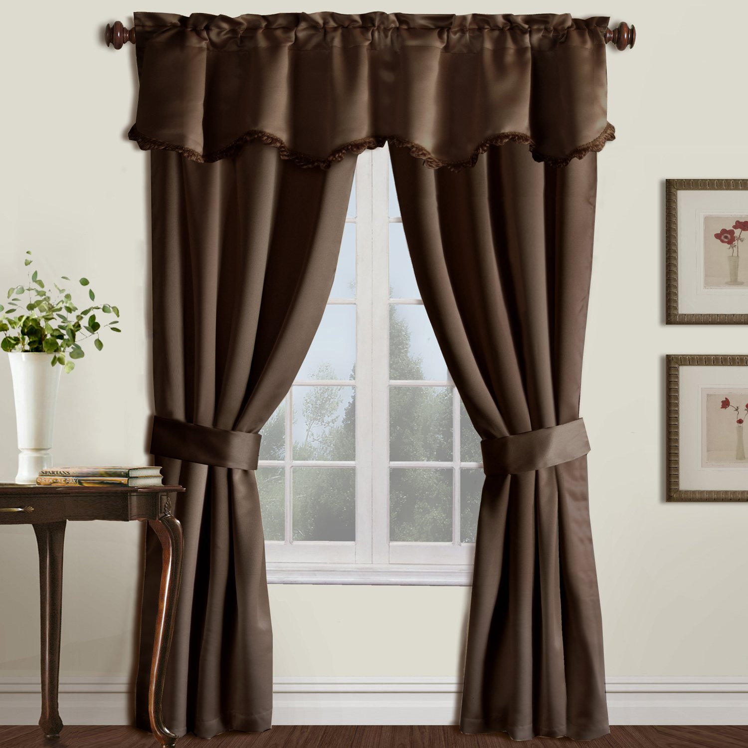 Amazoncom United Curtain Burlington Blackout Window Curtain Five
