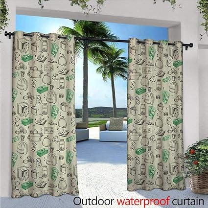 Amazon Com Money Outdoor Free Standing Outdoor Privacy Curtain