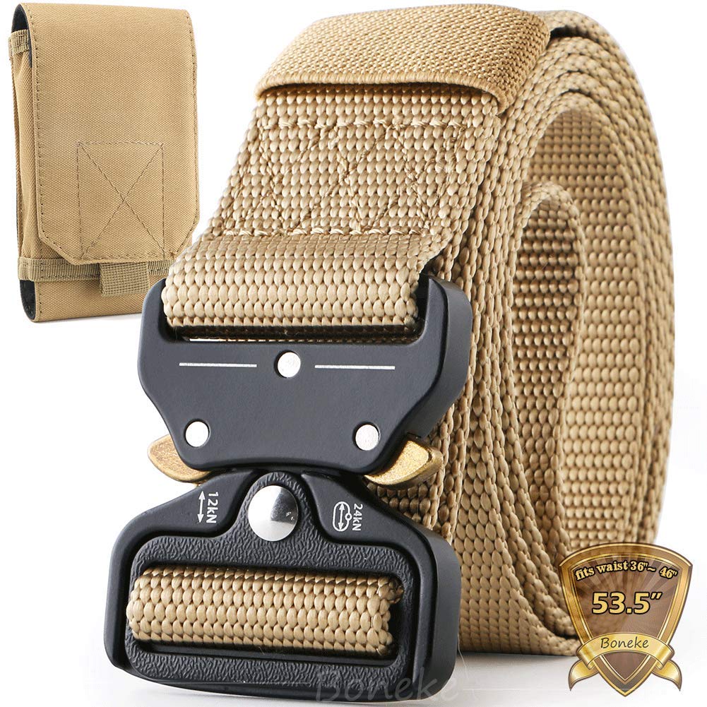 Buy Belts for Men, Heavy Duty Belt Nylon Belt with Quick Release Metal