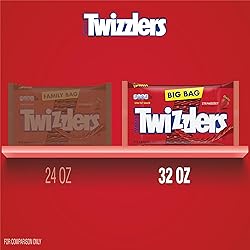 TWIZZLERS Twists Strawberry Flavored Licorice