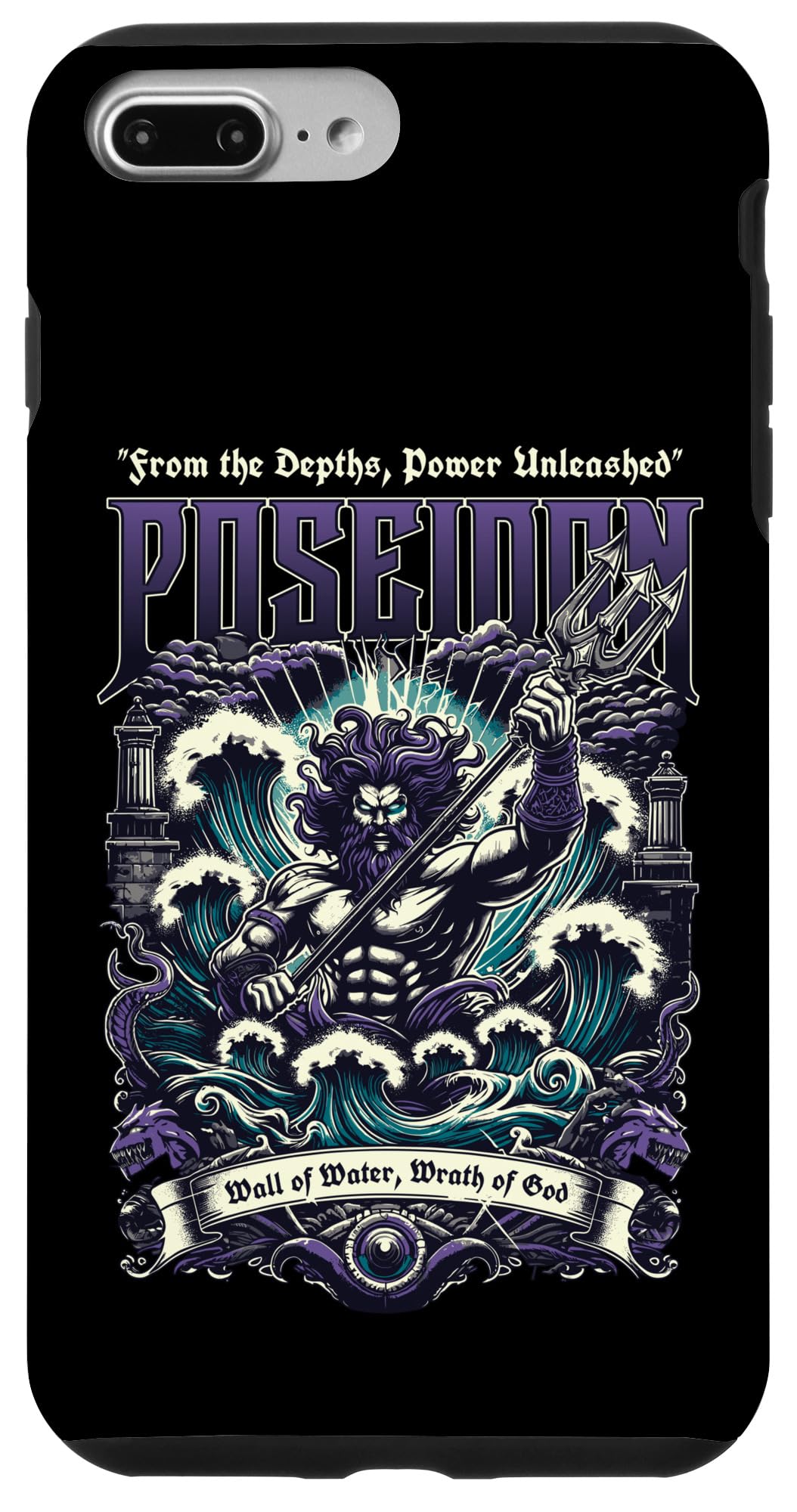 iPhone 7 Plus/8 Plus Wall of Water | Funny Men & Women Streetwear Gift Ideas Case