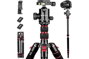 VICTIV Tripod for Camera, 80“ Heavy Duty Camera Stand Tripod, Professional Ball Head Tripod Stand with Twist Locks, Aluminum Tripod Stand for DSLR Camera Spotting Scope, Video Camera Tripods & Monopods