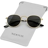 NIDOVIX Kids Polarized Sunglasses Classic Metal Frame for Baby Boys Girls Age 0-18, Three Sizes, 100% UV Protection