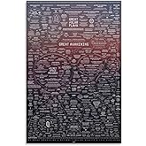 The Great Awakening Map Poster Canvas Print – Mystical & Thought-Provoking Design for Home Décor 16x24-Unframed