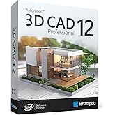 3D CAD 12 PRO - The professional CAD solution, from blueprints to interior design, Architecture for Win 11, 10