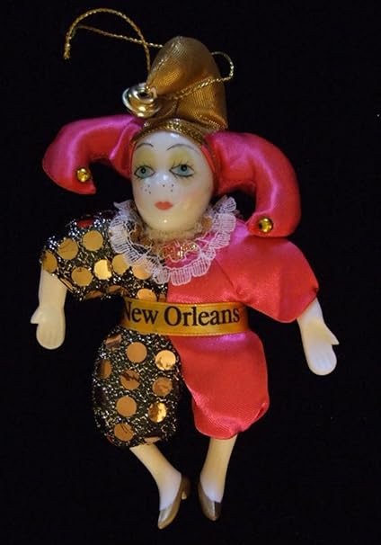 mardi gras porcelain dolls