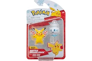 POKEMON Pokémon PKW3028 Battle Figure Pack Winter Pikachu & Gelatini Official Figure Set