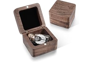 SOITIS Wooden Box for Ashes - Small Glass Urn for Human Ashes Keepsake, Mini Urns for Ashes Cremation Holder, Funeral Keepsake for Women Men-White Wings Urn