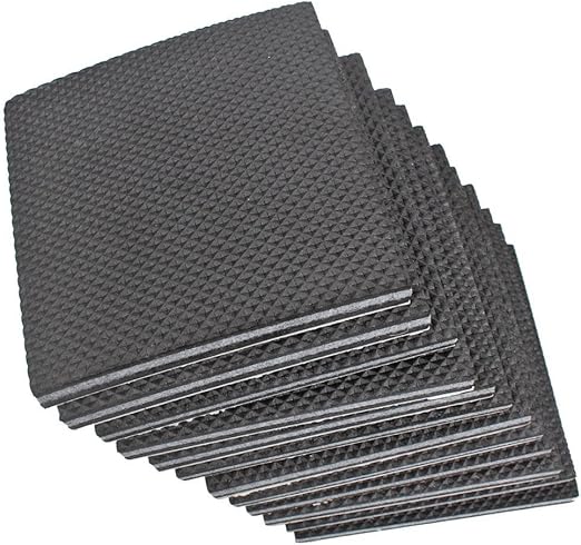 Fasoty 12 Pack Non Slip Furniture Pads Rubber Feet With Solid