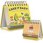 Punny Motivational Desk Calendar 2026 - Daily Perpetual Calendar, 4.9" x 4", Inspirational Desk Accessories, Cute Decor for Home and Office, Nice Gifts Choice