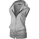 GIVON Women's Lightweight Hooded Vest Sleeveless 1/4 Zip Pullover Casual Hoodie Sweatshirt with Pockets