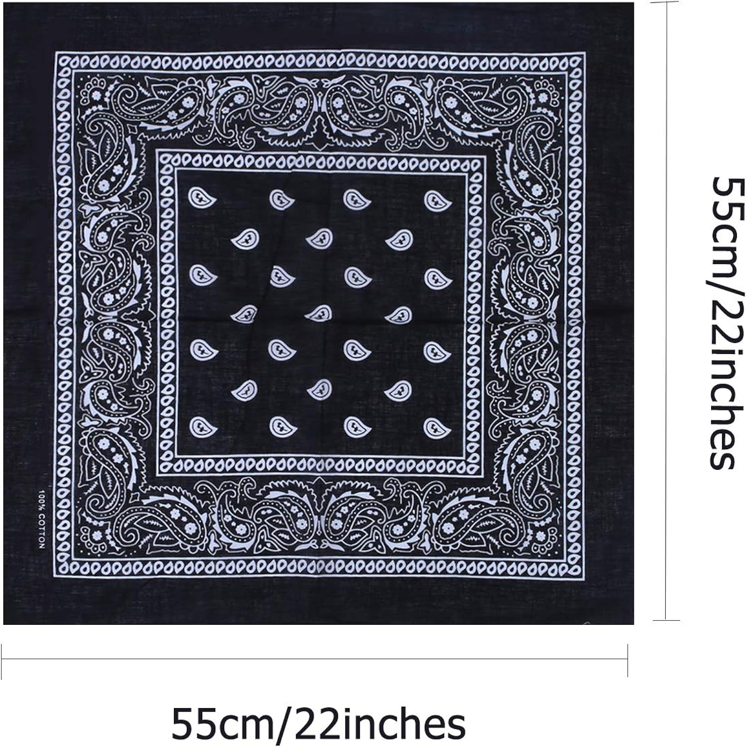 URATOT 16 Pieces Paisley Bandanas Cowboy Bandana Handkerchiefs Paisley Print Head Wrap Scarf, Assorted 16 Colors (Mixed 16 colors A) - Image 3