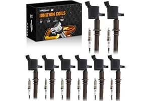 maXpeedingrods DG521 Ignition Coil Pack and Spark Plugs for Ford F150 F250 F350 Explorer Mustang 2008-2010, Expedition F450 F550 F650 F750 F53 F59, for Lincoln Navigator 2008-2014 8PCS Coils Kit D509