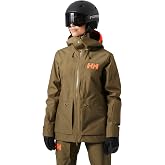 Helly Hansen Poderqueen 3.0 Jacket | HELLY TECH Professional 2-Layer, Primaloft Black 60g Insulation, Seam-Sealed, Powder Skirt, Underarm Venting