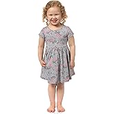 Disney Toddler Girls' Minnie Mouse Pink Bow Allover Print Design Dress