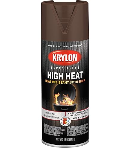 Amazon.com: Stove Bright High Temp Spray Paint, Metallic, Up To