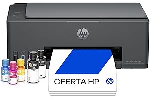 Impressora Multifuncional HP Smart Tank 581 Tanque de Tinta Colorida Wi-Fi, USB - Alta Economia -Copiadora e Scanner (4A8D5A)