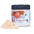 Mirintz 100% Natural Masoor Dal Powder | (3.5 Oz) Organic Lentils Powder for Face & Skin | Red Lentils Powder for Natural Face Pack | Dried Masoor Dal Cleansing Powder & Skin Brightener for Face