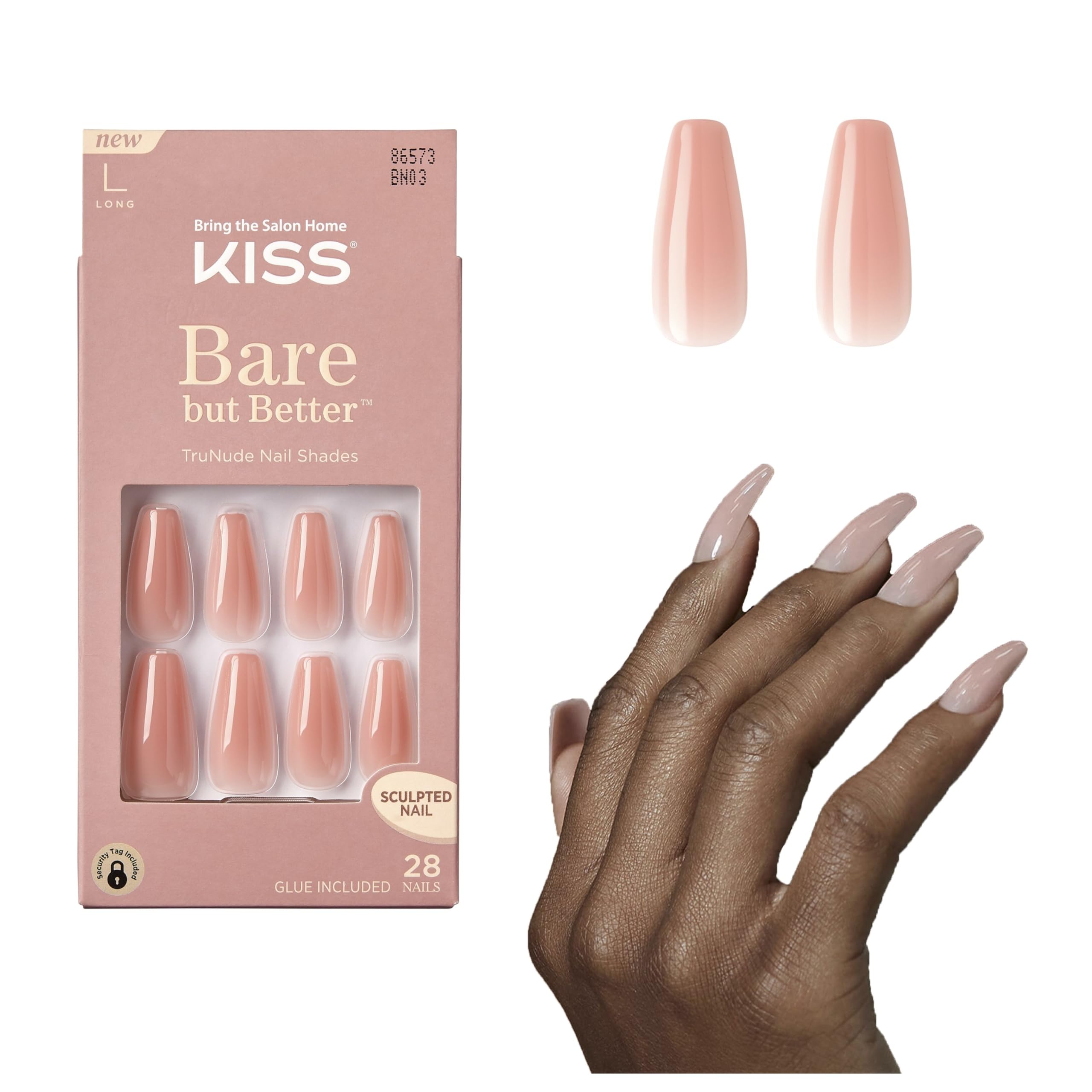 KISS Bare-But-Better Nails - Nude Glow
