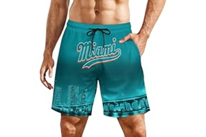 GISVS Custom Football Shorts for Men Youth City Nightview Sport Shorts Boardshorts Football Pants with Pockets Fans Gifts