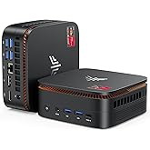 KAMRUI Pinova P1 Mini PC, W-11 Pro AMD Ryzen 4300U(Beat 3500U/N150/N95, up to 3.7GHz), 16GB RAM 512GB SSD Mini Desktop Computer Support 4K HDMI+DP+Type-C, Mini PC with Dual WiFi, Business Home Office