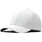 melin A-Game Icon Hydro, White, Performance Snapback Hat, Water-Resistant Baseball Cap for Men & Women, Small