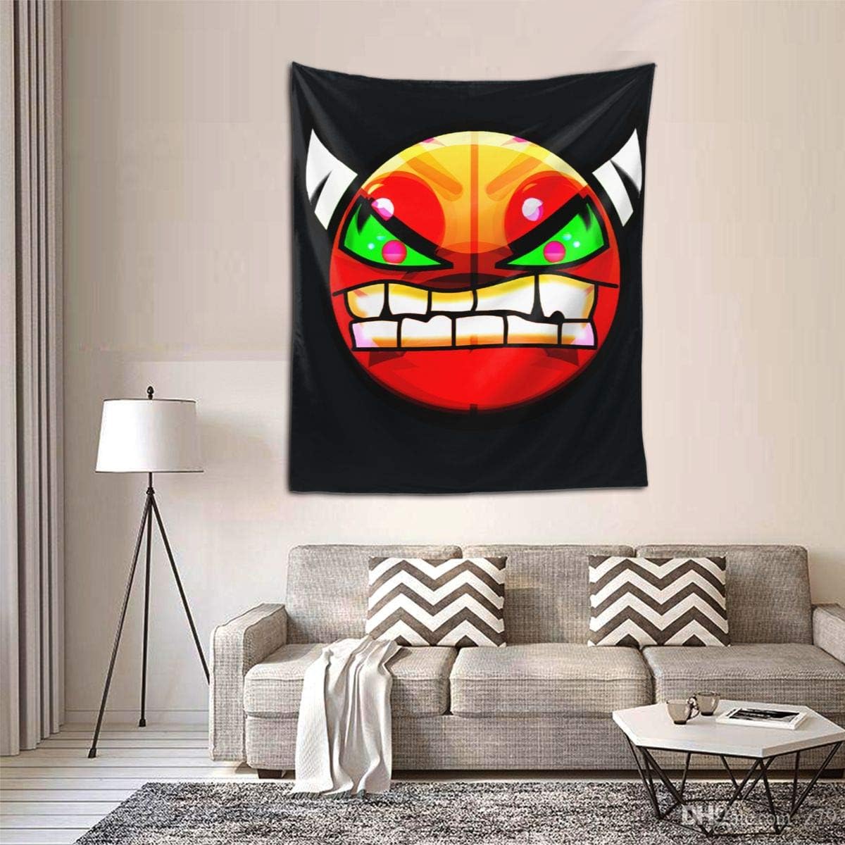 NOT Geometry Dash Tapestry 51x60 Inch&iuml;&frac14;&OElig;Wall Blanket Home Decor for Bedroom College Dorm