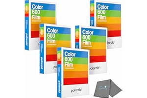 Polaroid Originals Color Instant Film for 600 and i-Type Cameras Bundle with a Lens Cleaning Cloth