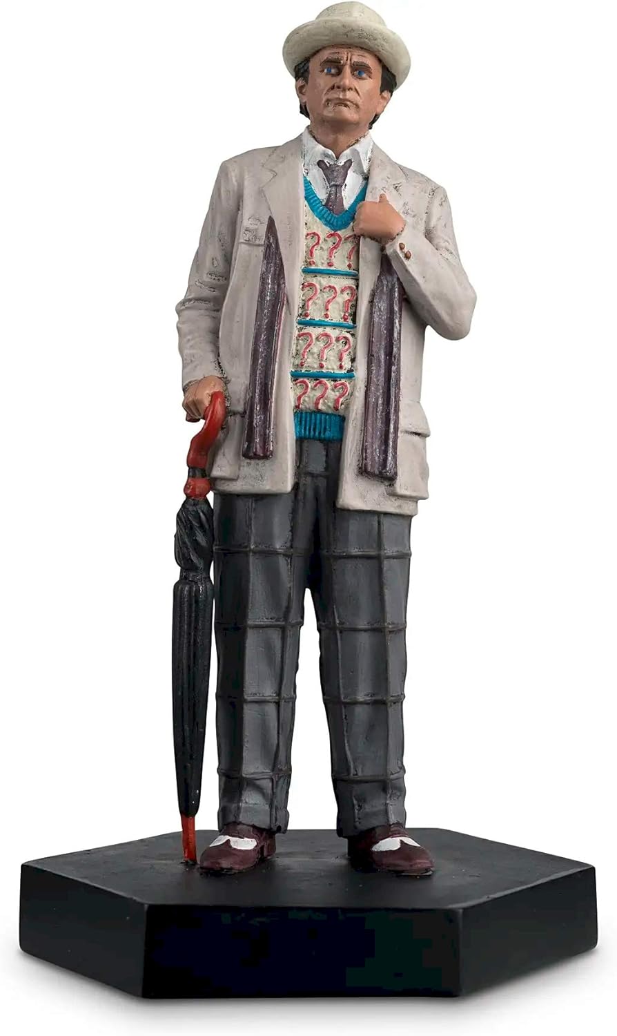Official Licensed Merchandise Doctor Who Figurine Collection Seventh Doctor WHo Sylvester McCoy Hand Painted 1:21 Scale Collector Boxed Model Figure #51 - Image 3