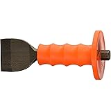 Mayhew Select 35705 2-1/4-by-7-3/4-Inch Handguarded Mason Chisel , Black