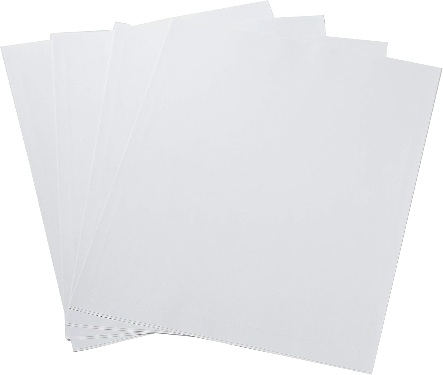 Basics Color Printing 4 3/4 x 7 3/4 Inch White Labels, 50-Pack : Office Products
