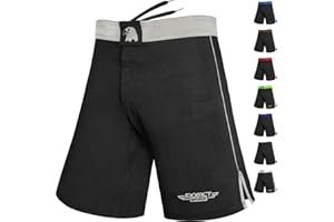 Exxact Sports MMA Shorts, IBJJF Ranked No Gi BJJ Jiu Jitsu Shorts for Men, Boxing, Cross Training & Grappling Shorts