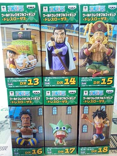 Amazon ワンピース ワールド コレクタブル フィギュア ドレスローザ3 全6種セット 新品未開封 フィギュア ドール 通販