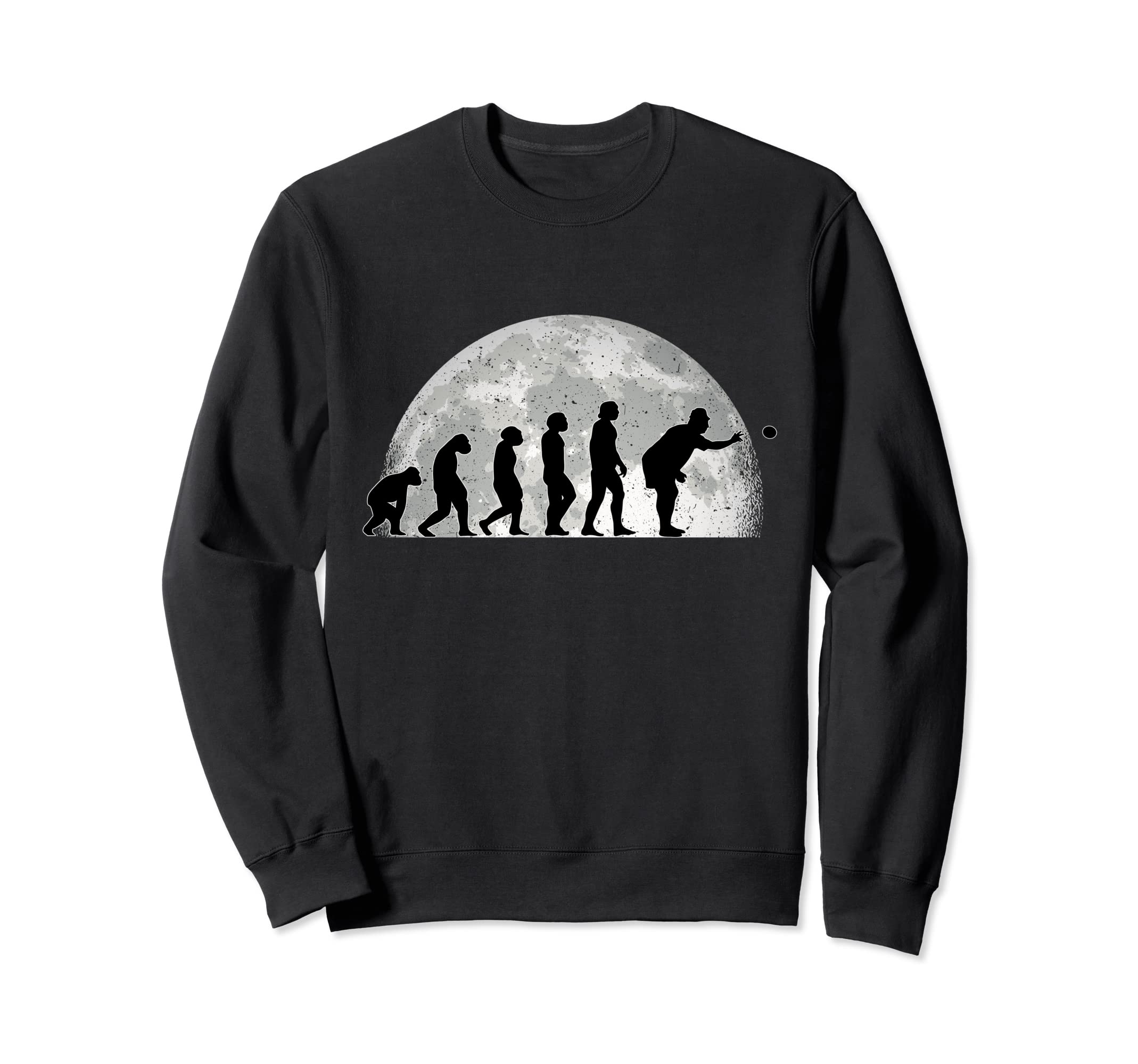Boccia Evolution Moon Boule Petanque Bocce Sweatshirt