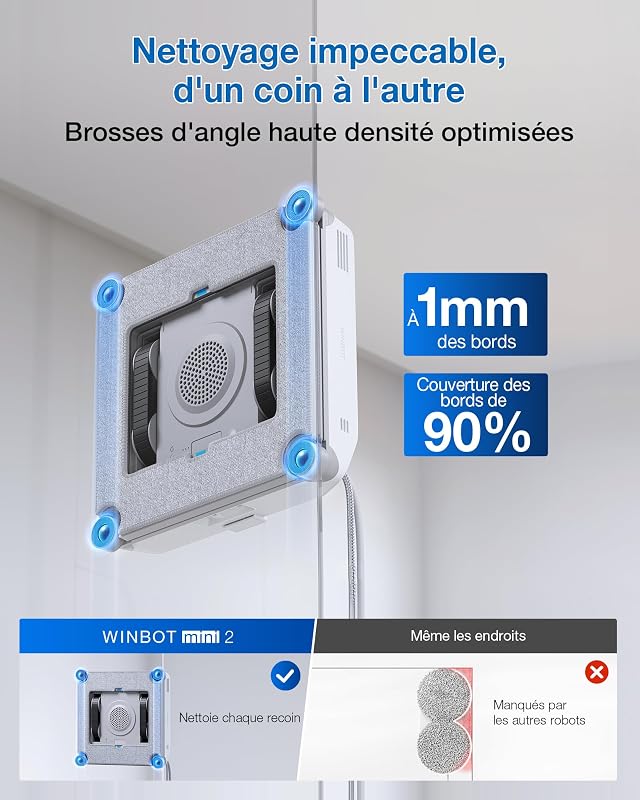 WINBOT Mini 2 Robot Nettoyeur de Vitres