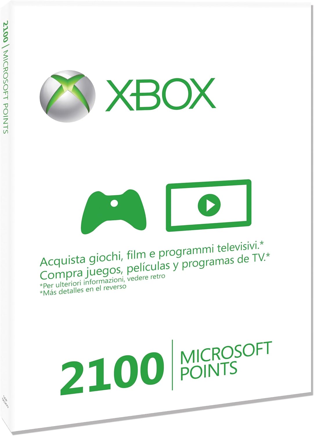 Xbox Live Card 2100 Punti Amazon.it Videogiochi