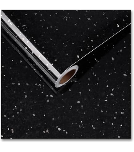 Black Granite Effect Vinyl Wrap