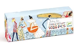 DJECO Gallery Fashion Show Jigsaw Puzzle (1000 Pieces) - Immersive Puzzle for Kids - Fun & Challenging Activity for Friends & Family - Educational Jigsaw Toy for Children 11+ Years Girls & Boys