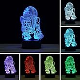 TITISKIN 3D Illusion LED Night Light,7 Colors Gradual Changing Touch Switch USB Table Lamp for Holiday Gifts or Home Decorations(R2-D2)