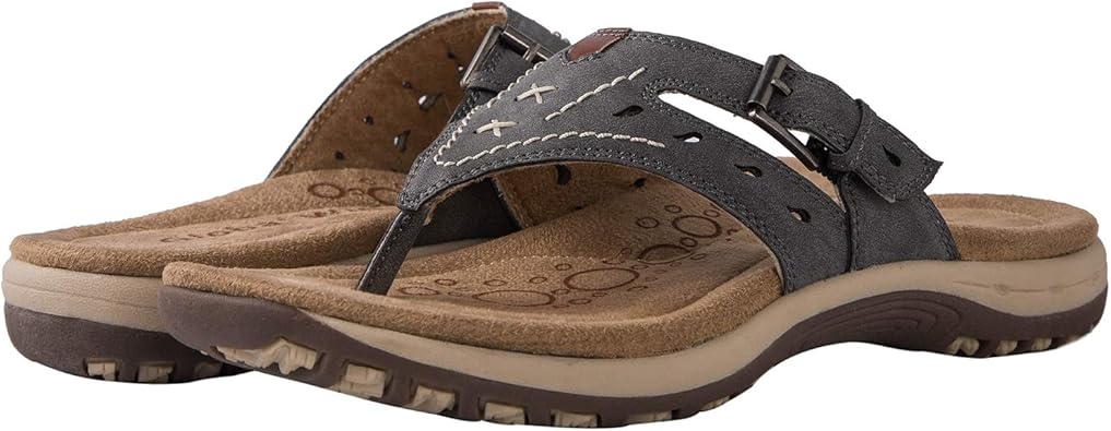 comfortable flip flops for walking