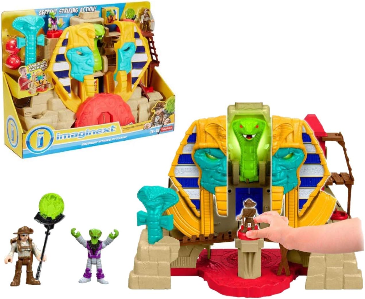 imaginext serpent strike