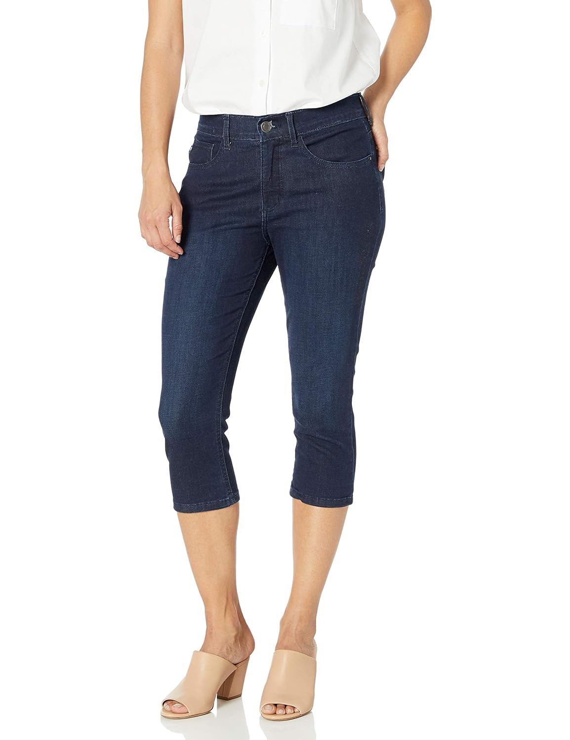 lee easy fit capris petite